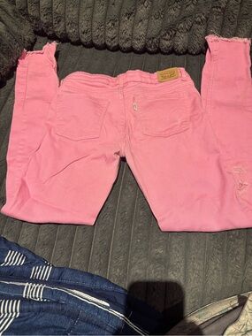 Levi's Pink Girls Super Skinny jeans